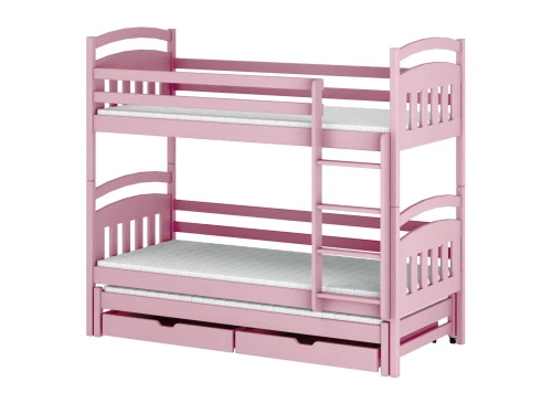 ALAN 80x160 pink bunk bed Lano Furniture