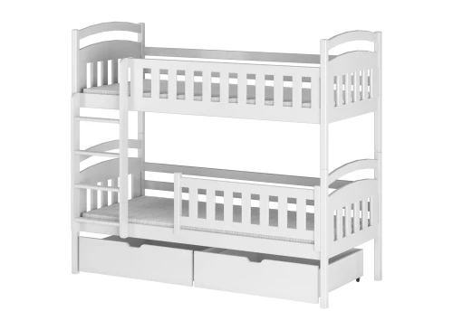 IGNAŚ 90x180 vit våningssäng Lano Möbler