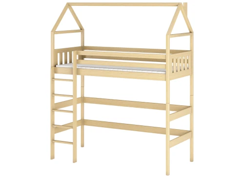 GLORIA 80x170 pine loft bed Lano Furniture