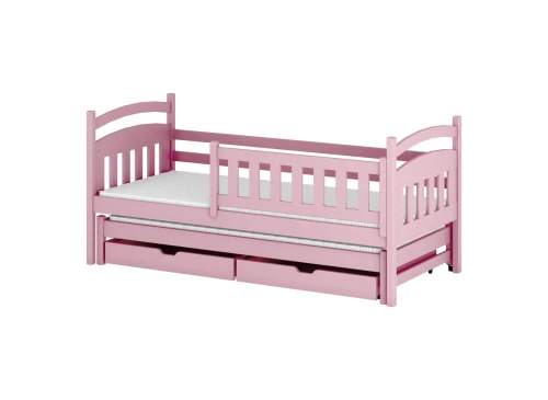 GALAXY 90x200 rosa utdragbar dubbelsäng Lano Möbler