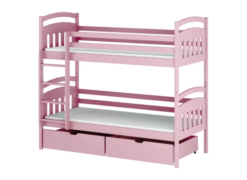 GABI 90x200 rosa våningssäng Lano Möbler