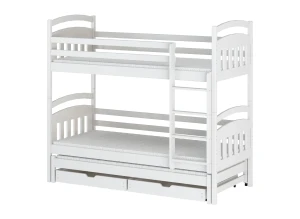 ALAN 90x200 vit våningssäng Lano Möbler