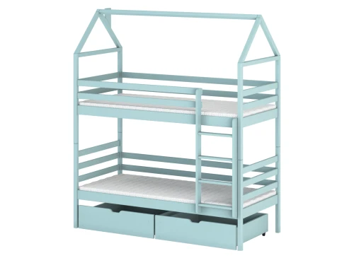 ALEX 80x180 blue bunk bed Lano Furniture