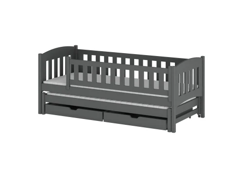 AMELKA 80x160 grafitgrå våningssäng Lano Möbler