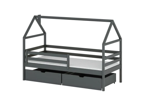 ARON 80x170 graphite children's bed Lano Furniture