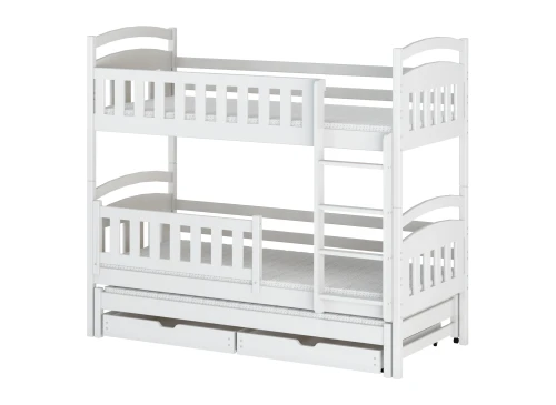 BLANKA 80x170 vit våningssäng Lano Möbler