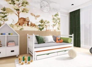 DANIEL 80x160 vit våningssäng Lano Möbler