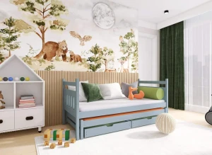 DANIEL 80x200 askgrå våningssäng Lano Möbler