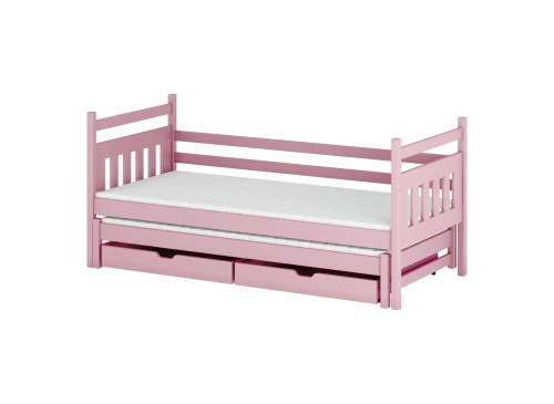 DANIEL 90x200 rosa våningssäng Lano Möbler