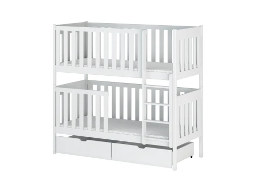 DAWID 80x160 vit våningssäng Lano Möbler