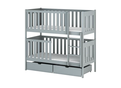 DAWID 80x160 askgrå våningssäng Lano Möbler