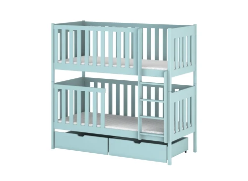 DAWID 90x180 blå våningssäng Lano Möbler