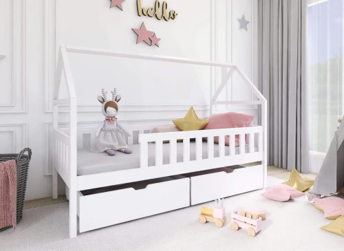DOMI 90x180 white children’s bed Lano Furniture