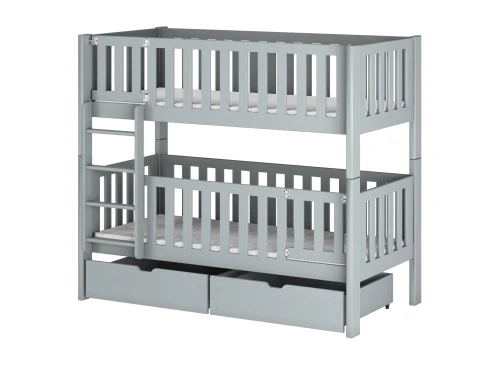 KSAWERY 80x180 askgrå våningssäng Lano Möbler