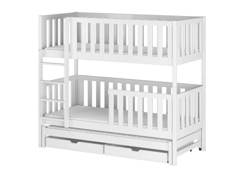 LEA 80x160 vit våningssäng Lano Möbler