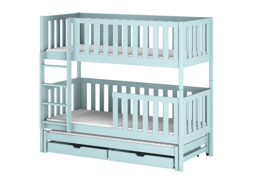 LEA 80x160 blue bunk bed Lano Furniture