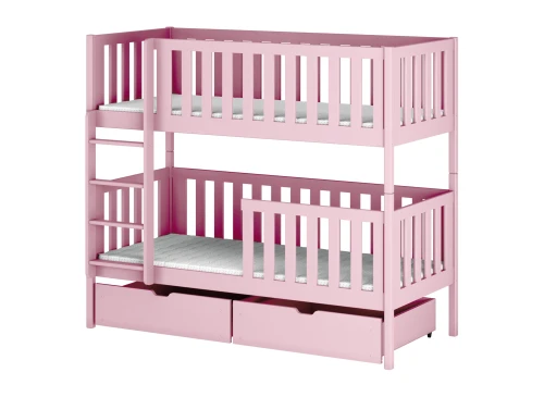 MICHALINA 90x200 rosa våningssäng Lano Möbler