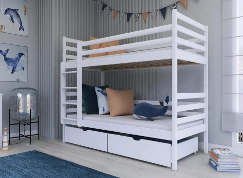 NEMO 80x160 vit våningssäng Lano Möbler