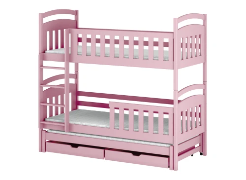 VIKI 90x200 rosa våningssäng Lano Möbler
