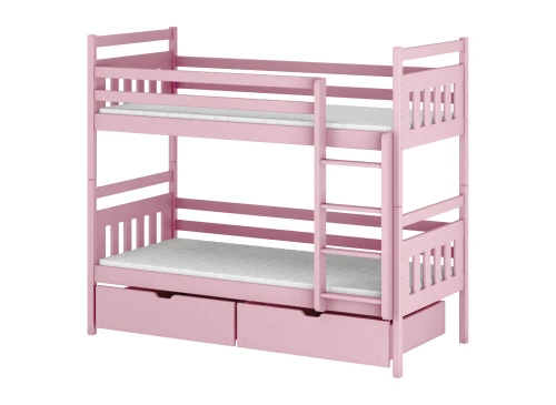 ADAŚ 80x160 rosa våningssäng Lano Möbler