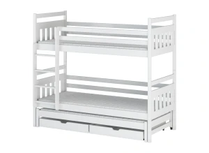 SEWERYN 90x200 vit våningssäng Lano Möbler