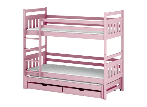 SEWERYN 90x200 rosa våningssäng Lano Möbler
