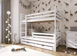 LUK 80x180 grafitgrå våningssäng Lano Möbler