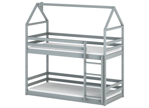 AXEL 90x180 grey house bunk bed Lano Furniture