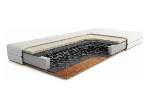 ASTI 70x170 hård 13 cm resårmadrass med kokos och latex Lano Möbler