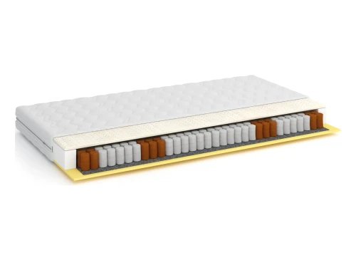 OLI 110x190 medelhård 18 cm fjäder-pocket med latex och visco madrass Lano Möbler