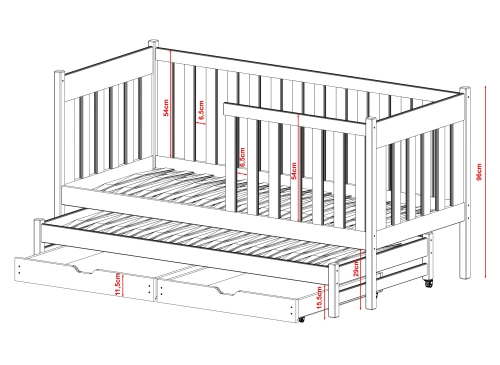 KAJA bunk bed Lano Furniture