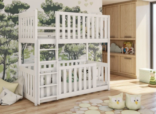 KONRAD 90x180 rosa våningssäng Lano Möbler