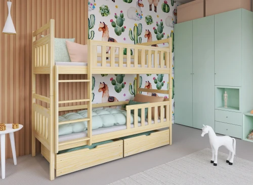 MONIKA 80x200 furu våningssäng Lano Möbler