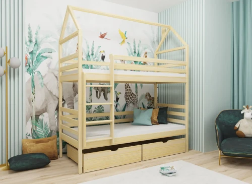 ALEX 90x200 furu våningssäng Lano Möbler