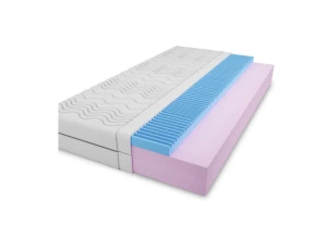 GEMINI 140x200 medelhård 14 cm skummadrass med profilerat skum Lano Möbler
