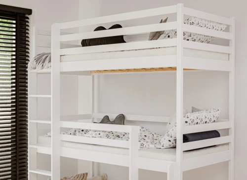 TED 90x200 vit våningssäng Lano Möbler