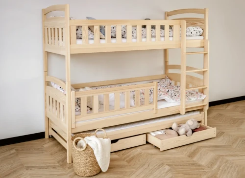 BLANKA 90x190 furu våningssäng Lano Möbler