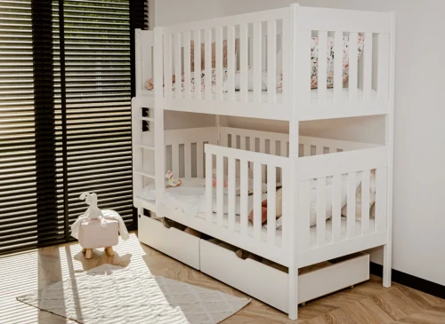 DAWID 80x160 vit våningssäng Lano Möbler