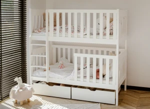 DAWID 80x160 vit våningssäng Lano Möbler