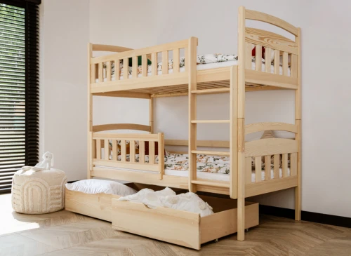 IGNAŚ 80x190 furu våningssäng Lano Möbler