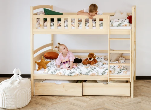 IGNAŚ 90x200 furu våningssäng Lano Möbler