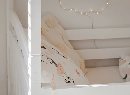 BLANKA 80x170 vit våningssäng Lano Möbler