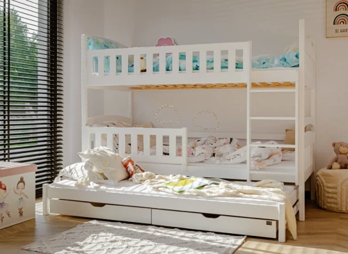 BLANKA 80x200 vit våningssäng Lano Möbler