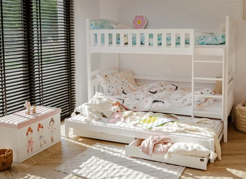 BLANKA 80x160 vit våningssäng Lano Möbler