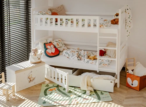 IGNAŚ 80x170 vit våningssäng Lano Möbler