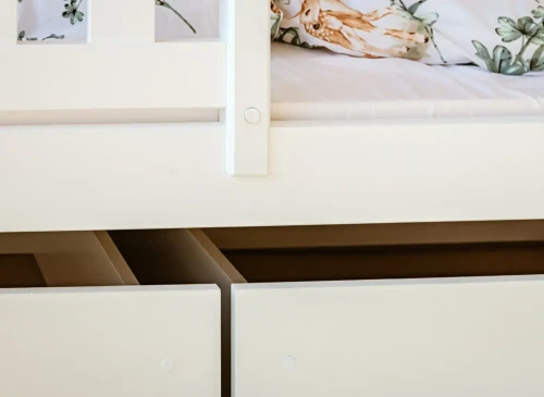 IGNAŚ 80x170 vit våningssäng Lano Möbler