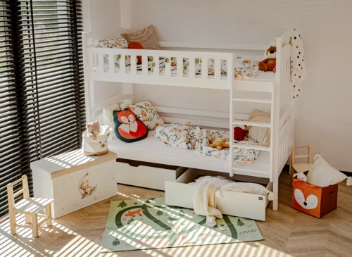 IGNAŚ 80x190 vit våningssäng Lano Möbler