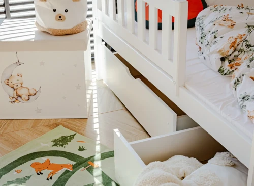 IGNAŚ 80x190 vit våningssäng Lano Möbler