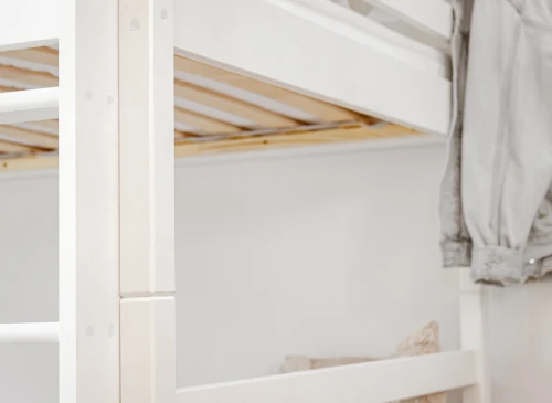 LUK 90x200 vit våningssäng Lano Möbler