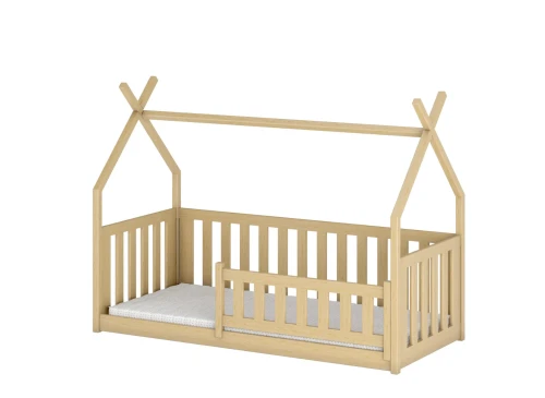BOGUŚ 80x180 furu barnsäng tipi-inhägnad Lano Möbler